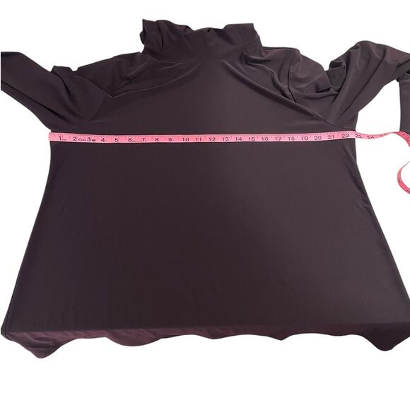 Sympli Stretch Jersey Cowl Neck Long Sleeve Pullover Tunic Top Sz 16 Effortless - Picture 10 of 13